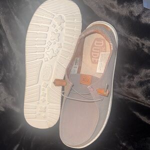 Hey Dude Light Gray Slip-On Shoes